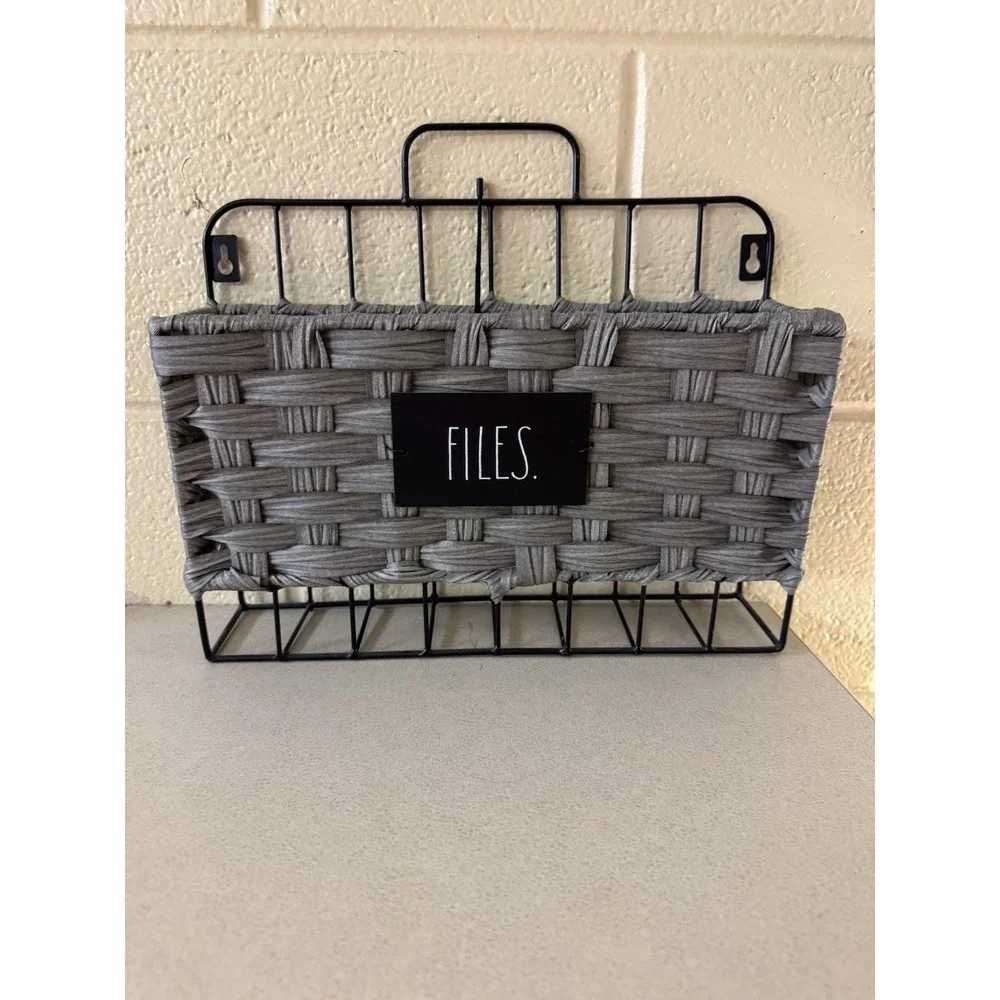 Rae Dunn By Style Designs For Your Home Woven Single File Wall Mount Organizer